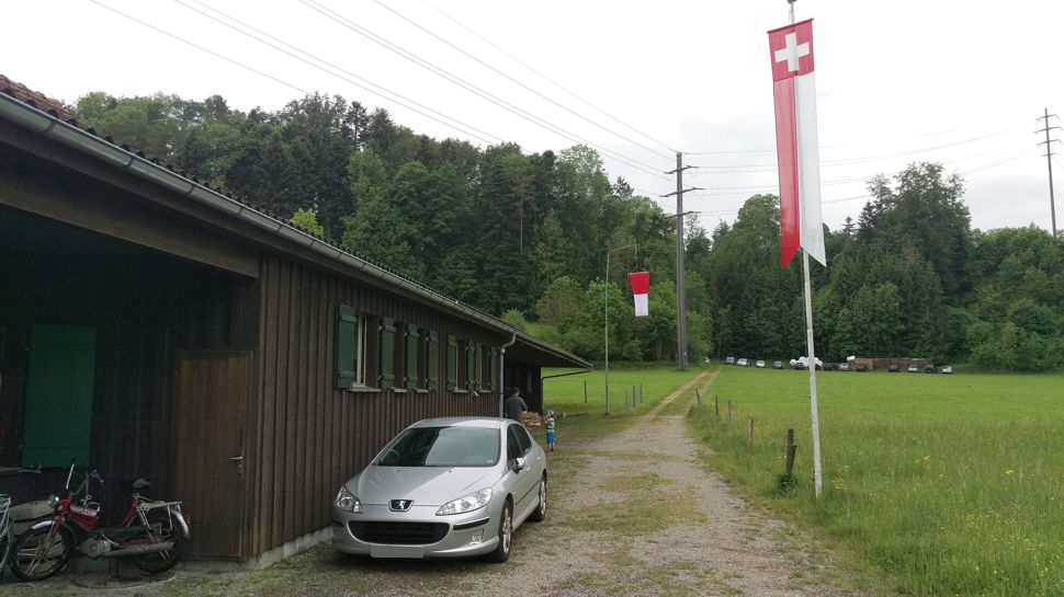 Schiessstand aus der Nähe